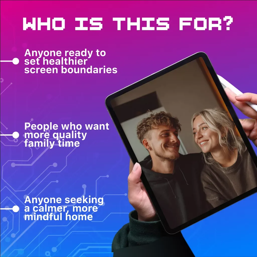 Creating Tech-Free Zones at Home | Digital Guide for Families | Screen-Free Living, Boundaries & Wellness eBook