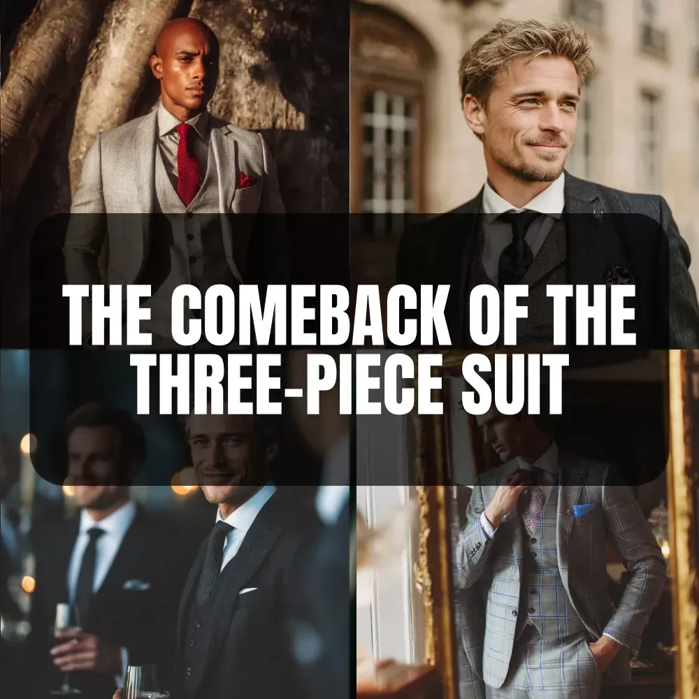 The Comeback of the Three-Piece Suit | Are Three Piece Suits in Style? Digital Guide for Modern Gentlemen, Styling Tips & Wardrobe Inspiration
