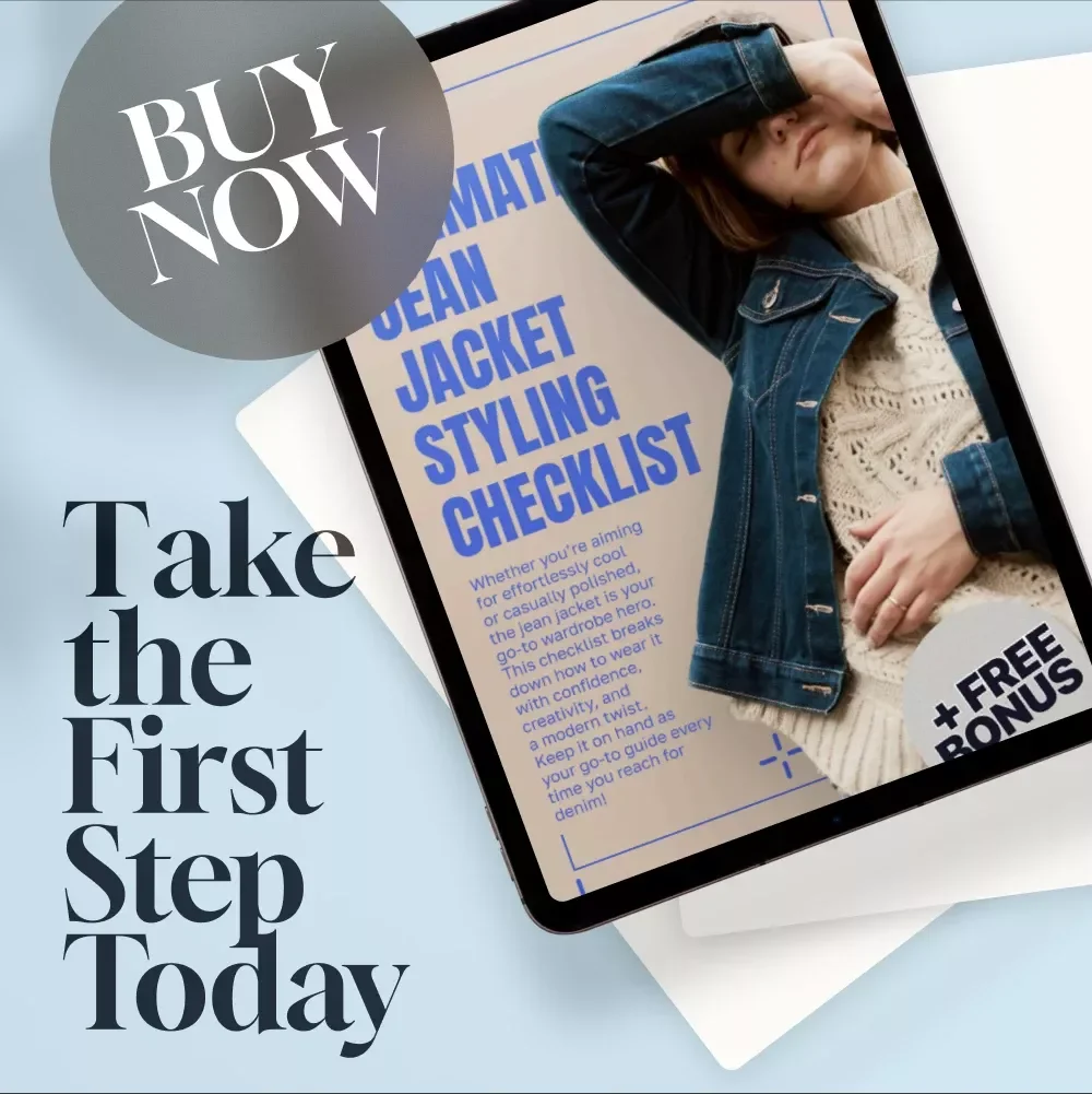 The Ultimate Jean Jacket Styling Checklist – Digital Download for How to Wear Jean Jackets with Confidence