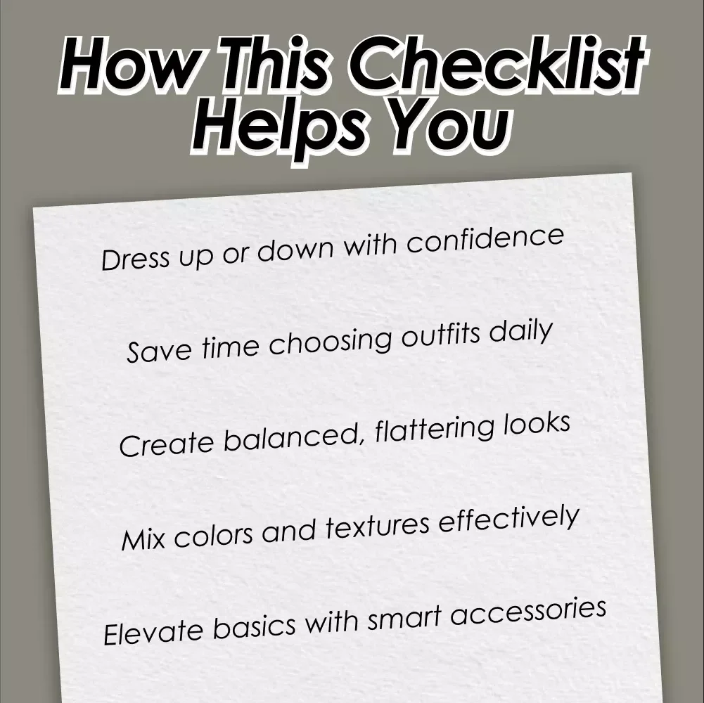 The Perfect Polo Pairing Checklist – What to Wear with a Polo Shirt Outfit Ideas & Styling Guide (Digital Download)