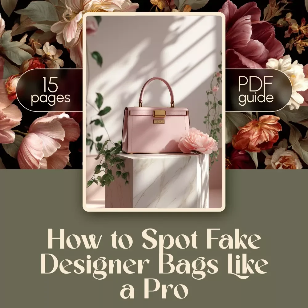 How to Spot Fake Designer Bags Like a Pro – Digital Guide | Learn How to Spot Fake Designer Bags Easily | Instant Download eBook, PDF Checklist
