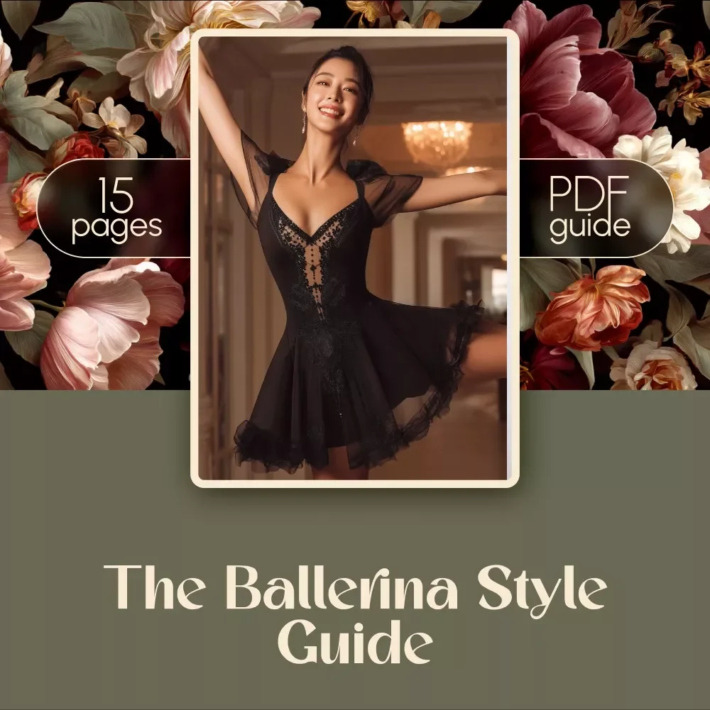The Ballerina Style Guide | Digital Fashion Guide for Ballerina Inspired Fashion, Elegant Everyday Looks, and Timeless Ballet Aesthetic
