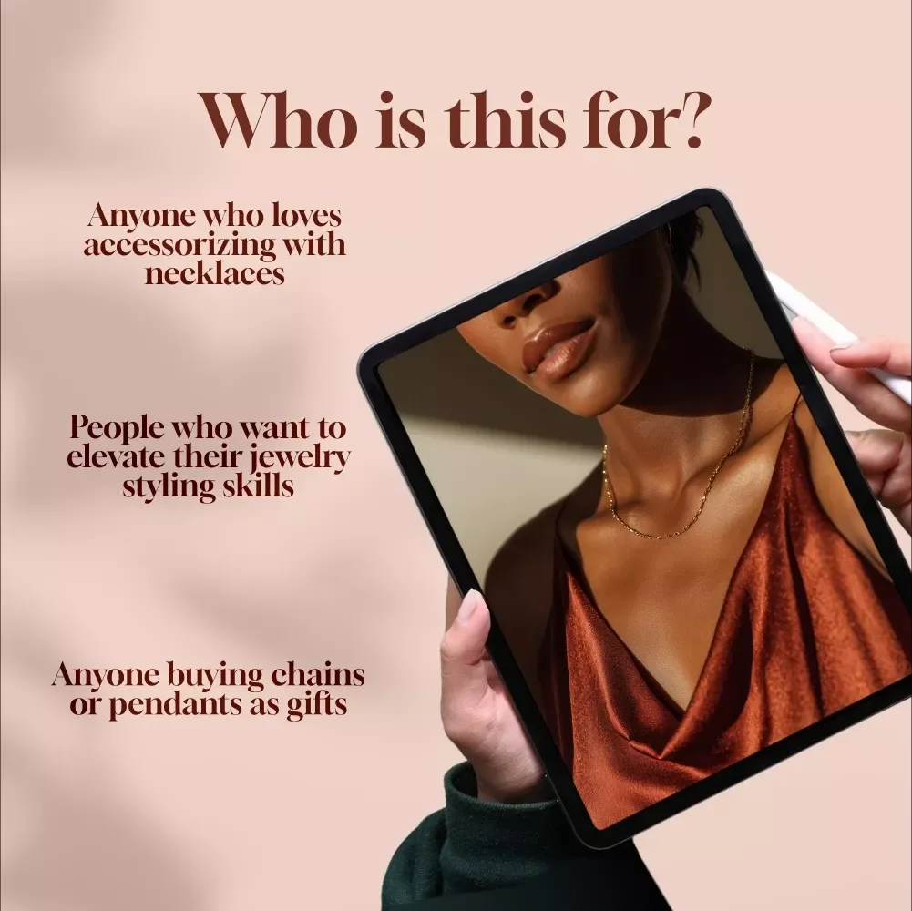 Find Your Perfect Sparkle: A Friendly Guide to Necklace Chain Styles | Digital Download Jewelry Style Guide for Choosing the Best Necklace Chain Styles