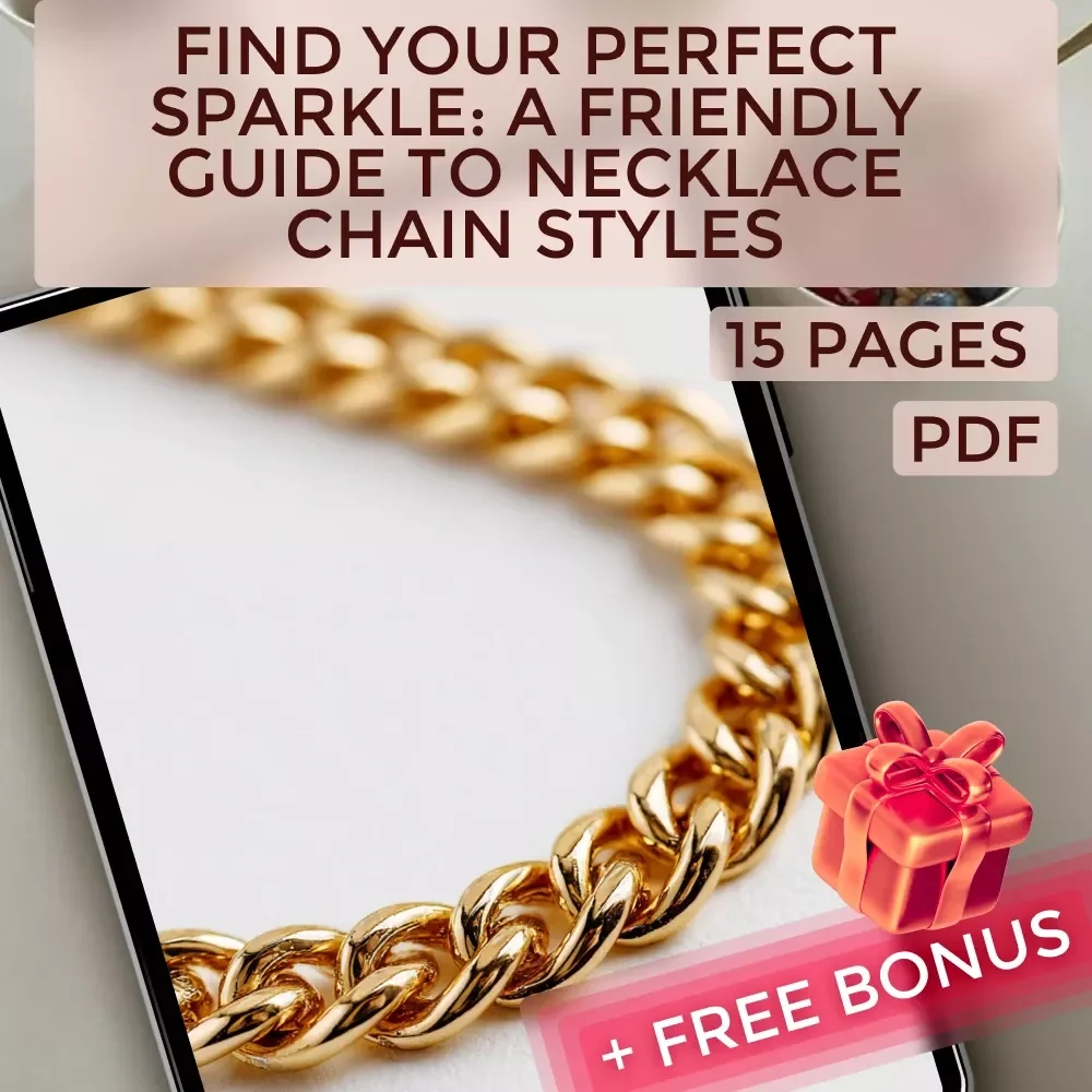Find Your Perfect Sparkle: A Friendly Guide to Necklace Chain Styles | Digital Download Jewelry Style Guide for Choosing the Best Necklace Chain Styles