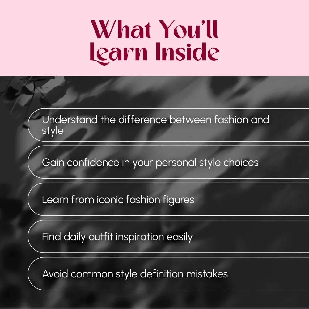 Fashion vs Style: Quotes that Define the Difference – Digital Guide for Inspiration, Fashion vs Style Quotes, Personal Style Tips, and Style Motivation