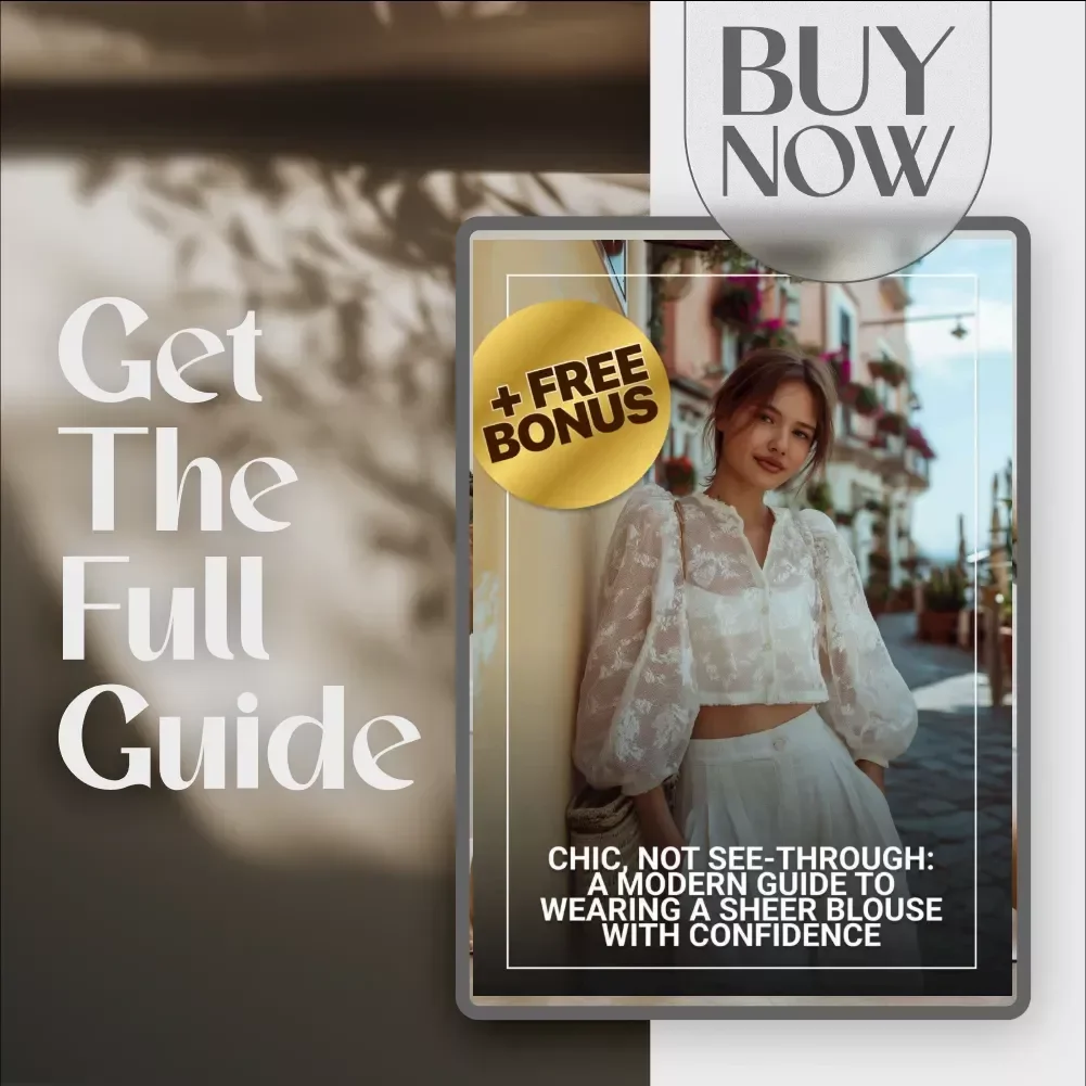 Chic, Not See-Through: A Modern Guide to Wearing a Sheer Blouse with Confidence – How to Wear a Sheer Blouse for Stylish, Effortless Layering & Occasion-Ready Looks