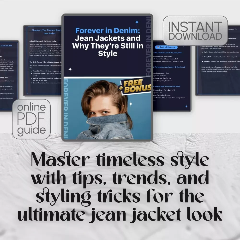 Forever in Denim: Jean Jackets and Why They’re Still in Style | Digital Style Guide for Fashion Lovers & Trendsetters – Are Jean Jackets in Style?