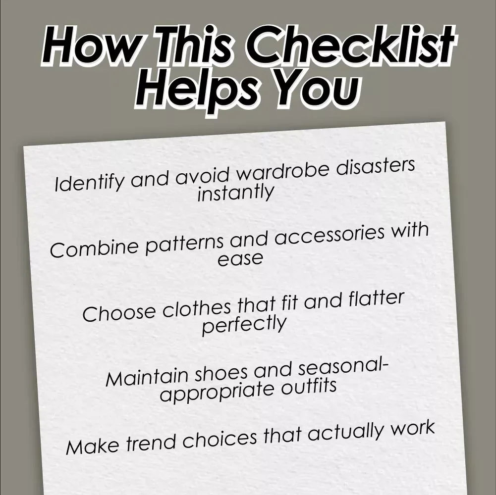 Fashion Faux Pas: The Ultimate Checklist to Save Your Style (and Your Dignity) – Avoid Fashion Mistakes to Avoid Every Time