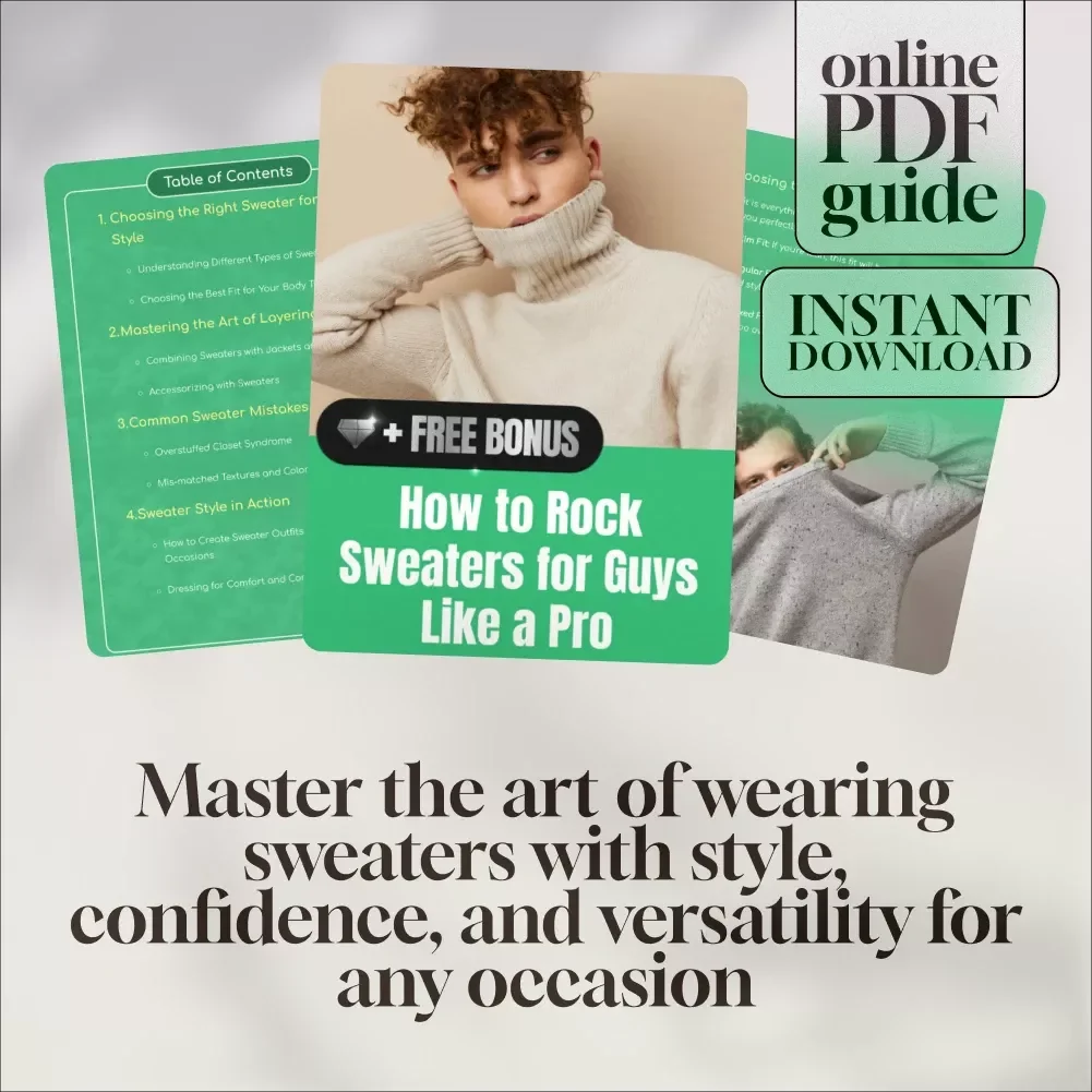 How to Rock Sweaters for Guys Like a Pro – Men's Style Guide & Tips on How to Wear Sweaters for Guys for Every Occasion