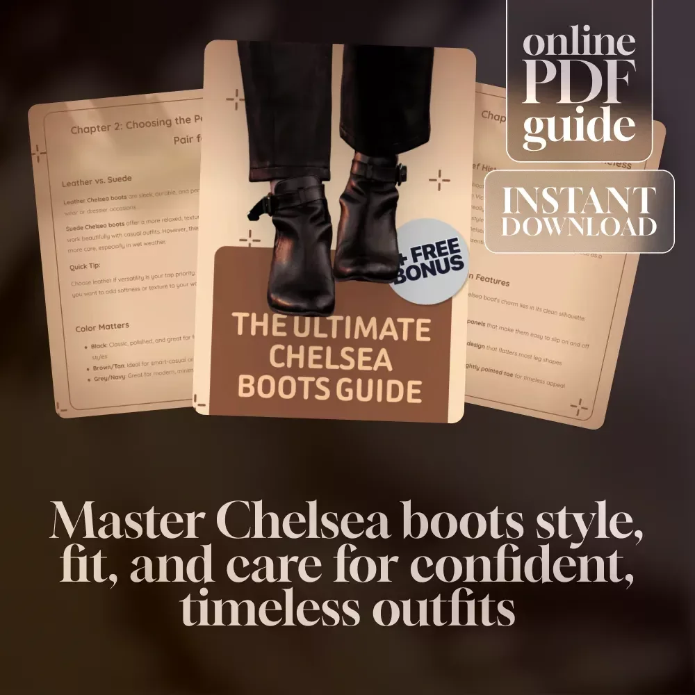 The Ultimate Chelsea Boots Guide: How to Wear Chelsea Boots with Style, Fit, and Confidence – Digital Download