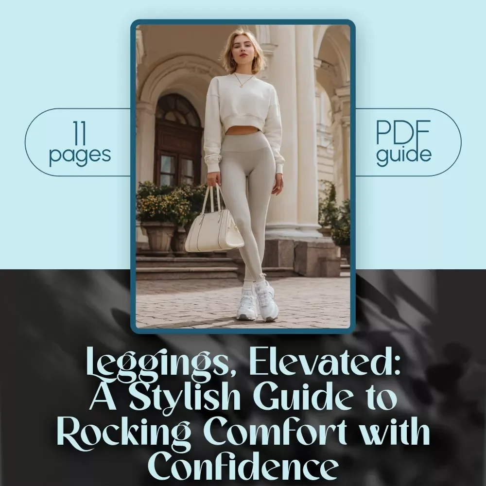 Leggings, Elevated: A Stylish Guide to Rocking Comfort with Confidence | How to Style Leggings | eBook, Digital Fashion Guide, Legging Outfits, PDF Download