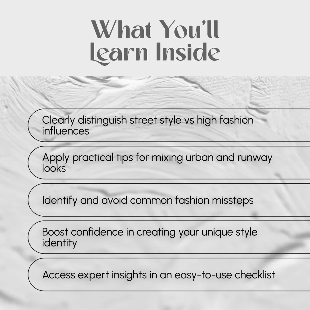 The Real Difference Between Street Style and High Fashion Guide | Street Style vs High Fashion Digital Download for Fashion Enthusiasts