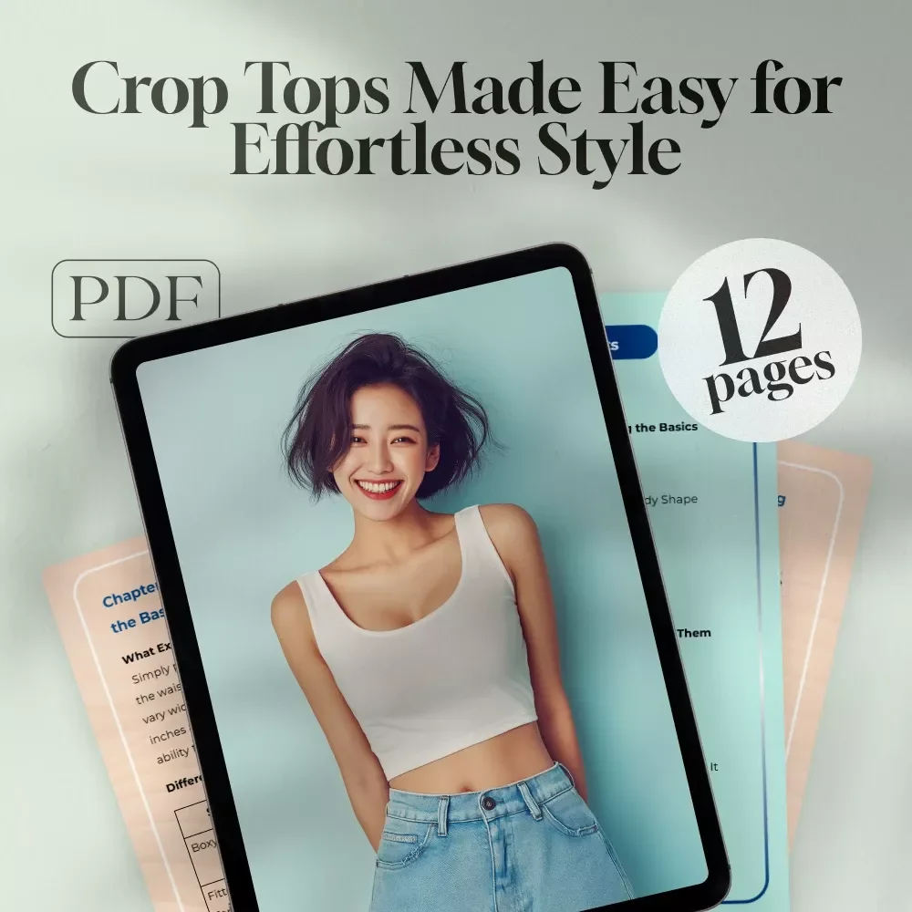 Crop Tops Made Easy for Effortless Style | Fashion Guide for Women | How to Wear Crop Tops eBook & Styling Tips