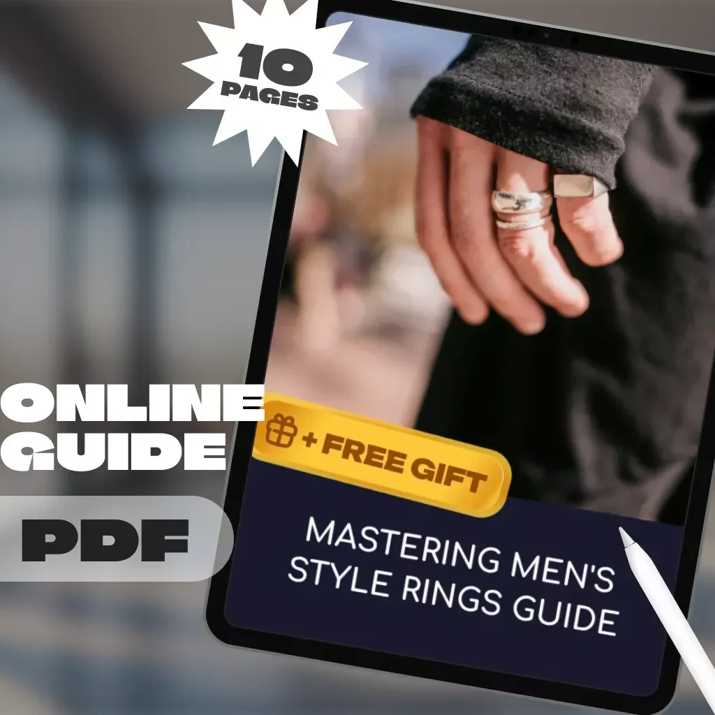 Mastering Men's Style Rings Guide | Digital Men's Fashion Guide for Choosing, Wearing & Styling Rings | Perfect for Men's Style Rings Enthusiasts & Fashion-Lovers