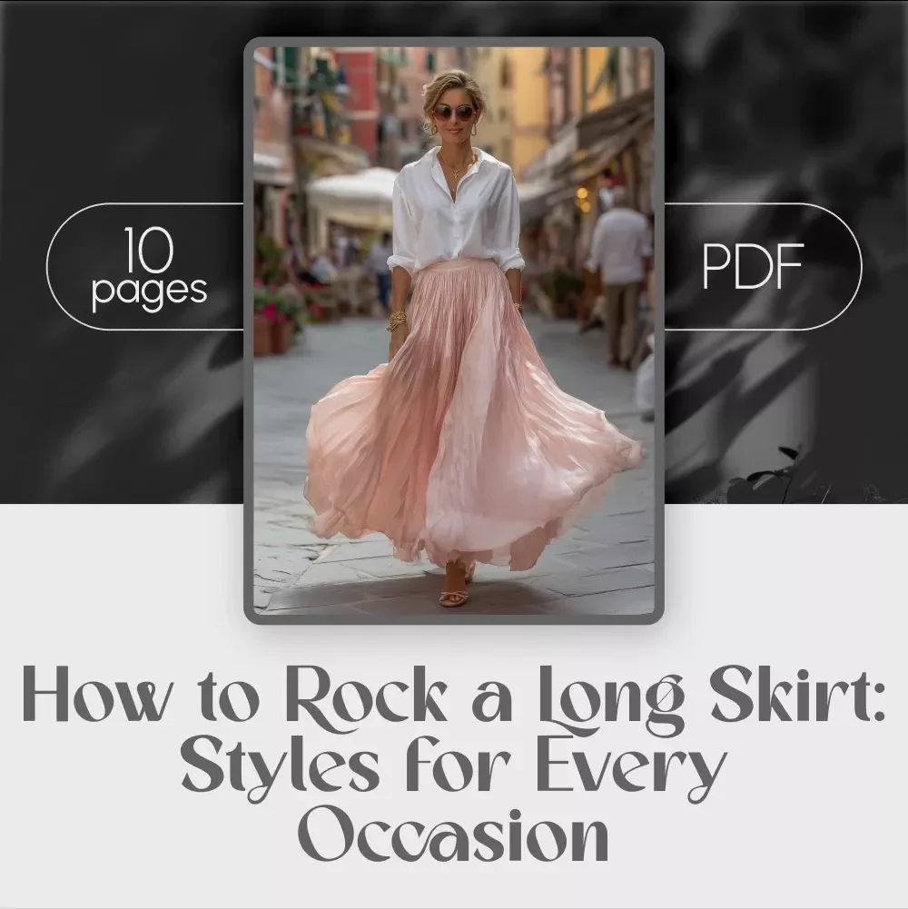 How to Rock a Long Skirt: Styles for Every Occasion | Fashion Styling Guide & eBook for Women | How to Wear Long Skirts for All Seasons & Events
