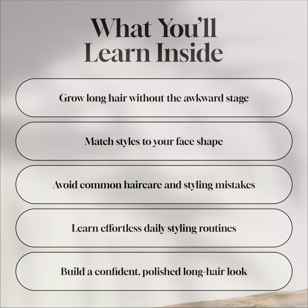 The Modern Mane: A Men’s Guide to Long Hair Styles – Digital Guide for Long Hair Styles for Men, eBook, Hairstyle Tips, Men's Haircare PDF Download