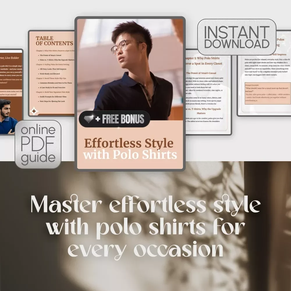 Effortless Style with Polo Shirts | How to Style Polo Shirts | Digital Fashion Guide for Men & Women