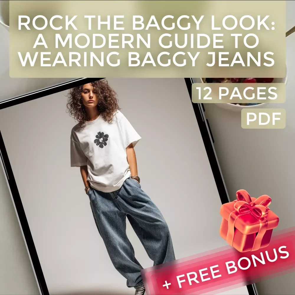 Rock the Baggy Look: A Modern Guide to Wearing Baggy Jeans | Digital Download Fashion Style Guide on How to Wear Baggy Jeans