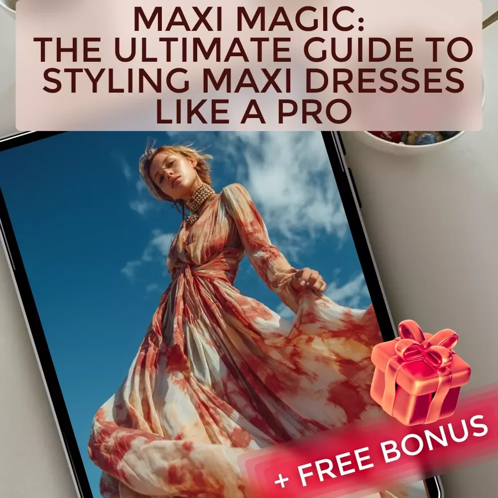 Maxi Magic: The Ultimate Guide to Styling Maxi Dresses Like a Pro | Digital Download eBook & Styling Checklist for How to Style Maxi Dresses All Year Round