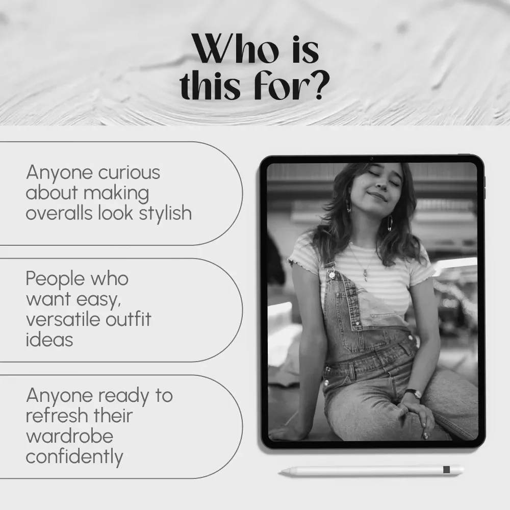 Overalls, Overachieved: The Ultimate Style Guide | Digital Download eBook on How to Wear Overalls for Every Season, Outfit, and Occasion