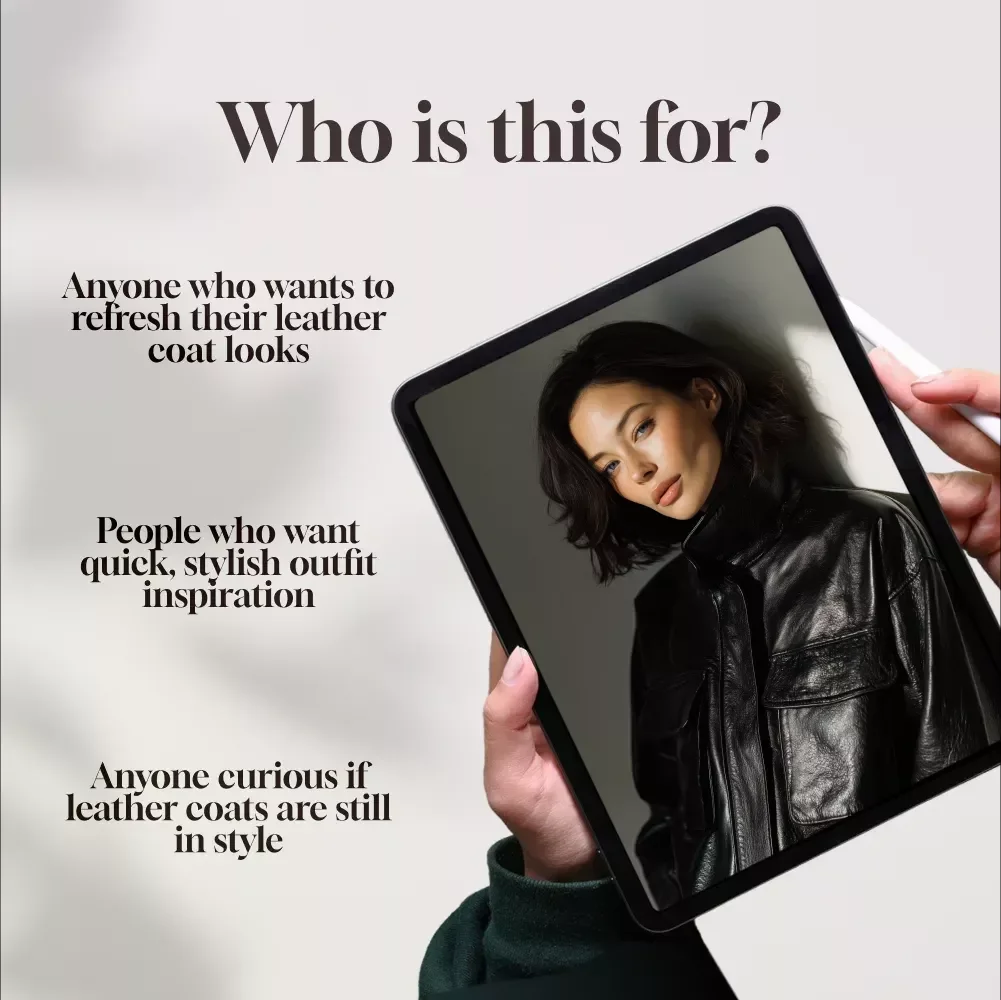 Leather Coats Are Still In—Here's How to Rock Yours | Stylish Leather Coat Checklist for Effortless Outfits | Digital Download Guide for Women & Men Wondering: Are Leather Coats Still In Style?