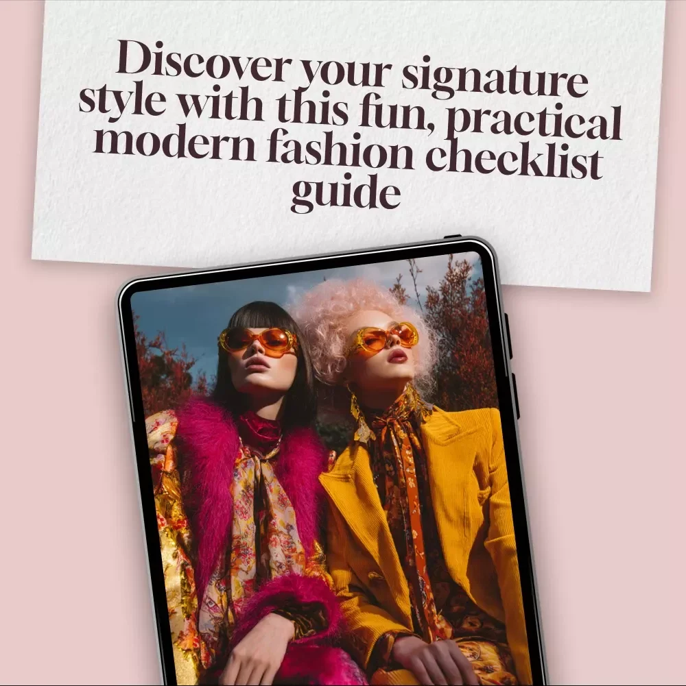 Modern Fashion Mastery: Your Fun & Actionable Style Checklist | Digital Download | Modern Fashion Guide, Capsule Wardrobe, Style Planning