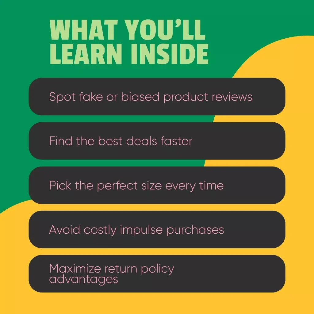 Online Shopping Hacks: Avoid Regrets & Returns – Digital Guide for Smart Shoppers | Learn to Buy Online Like a Pro, Save Money & Reduce Returns