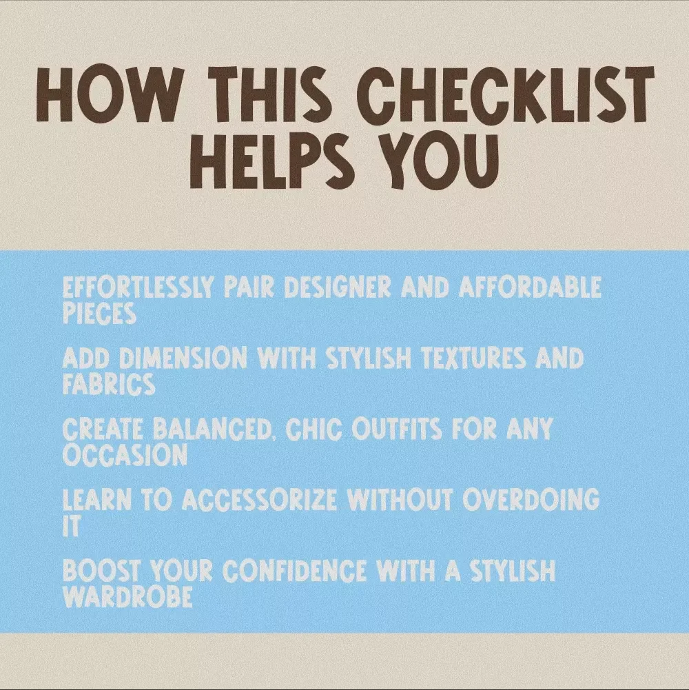 The High-Low Fashion Checklist: Master the Art of Mixing Luxe & Casual | Fashion Guide eBook