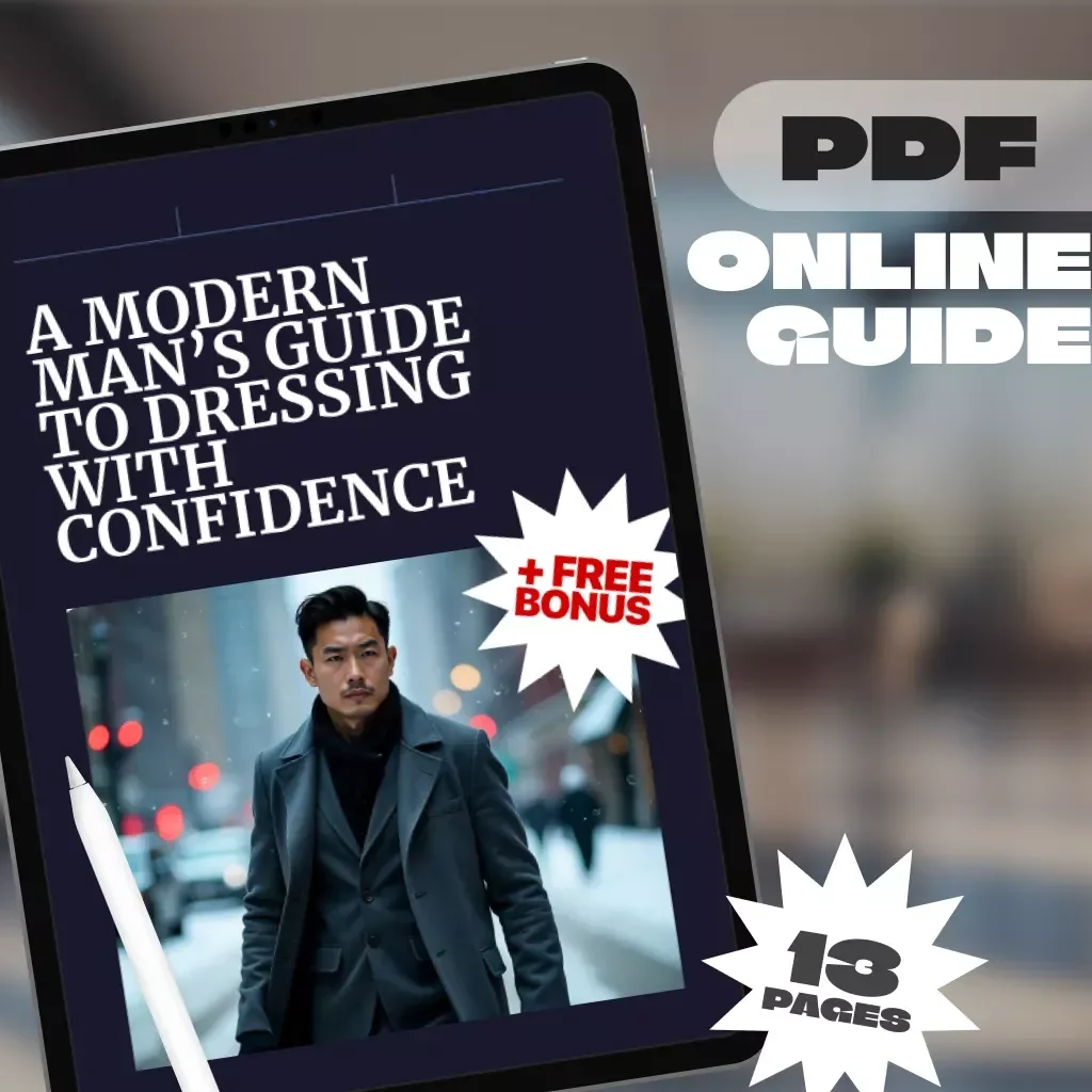 A Modern Man’s Guide to Dressing with Confidence | Men Fashion Inspiration Digital Guide for Stylish, Confident Dressing & Wardrobe Building