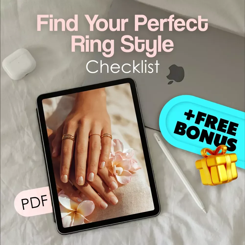 Find Your Perfect Ring Style Checklist | Digital Jewelry Guide for Choosing Ring Styles, Metals, Gemstones & Settings