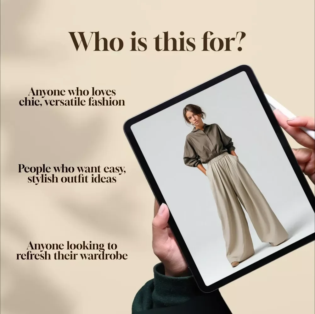 Palazzo Power: The Ultimate Style Guide for Chic Pairings | Digital Download Guide for What to Wear with Palazzo Trousers, Outfit Ideas & Styling Tips