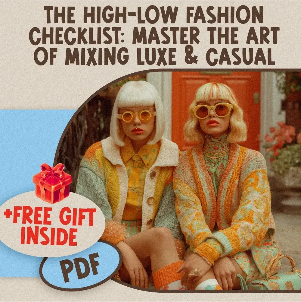 The High-Low Fashion Checklist: Master the Art of Mixing Luxe & Casual | Fashion Guide eBook