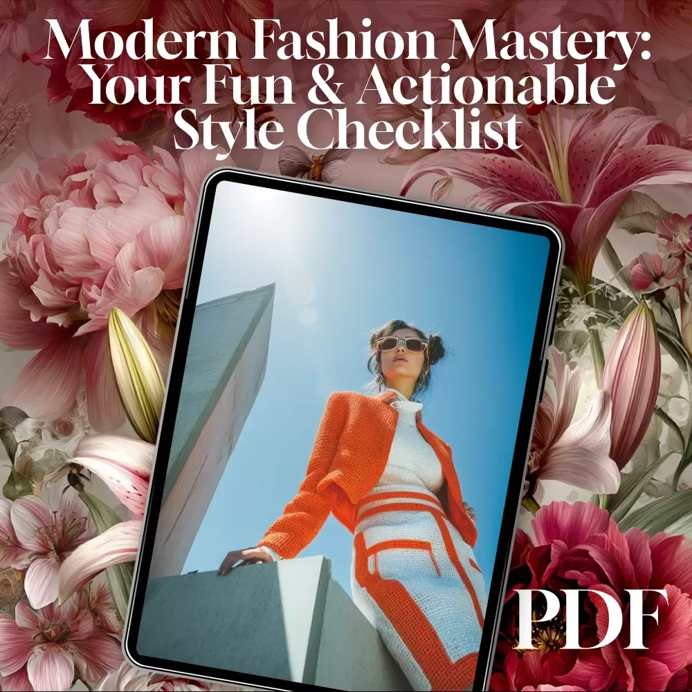 Modern Fashion Mastery: Your Fun & Actionable Style Checklist | Digital Download | Modern Fashion Guide, Capsule Wardrobe, Style Planning