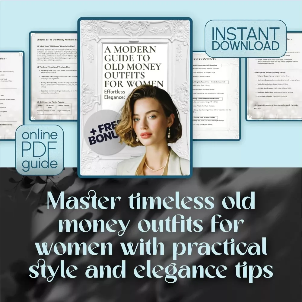 Effortless Elegance: A Modern Guide to Old Money Outfits for Women – Timeless Old Money Outfits Women Style Guide