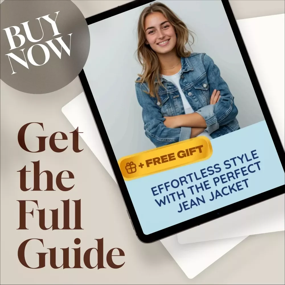 Effortless Style with the Perfect Jean Jacket – Digital Guide | How to Wear a Jean Jacket | Wardrobe Styling eBook