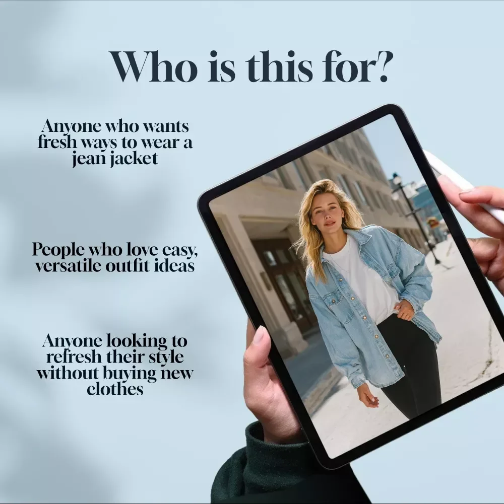 The Ultimate Jean Jacket Styling Checklist – Digital Download for How to Wear Jean Jackets with Confidence