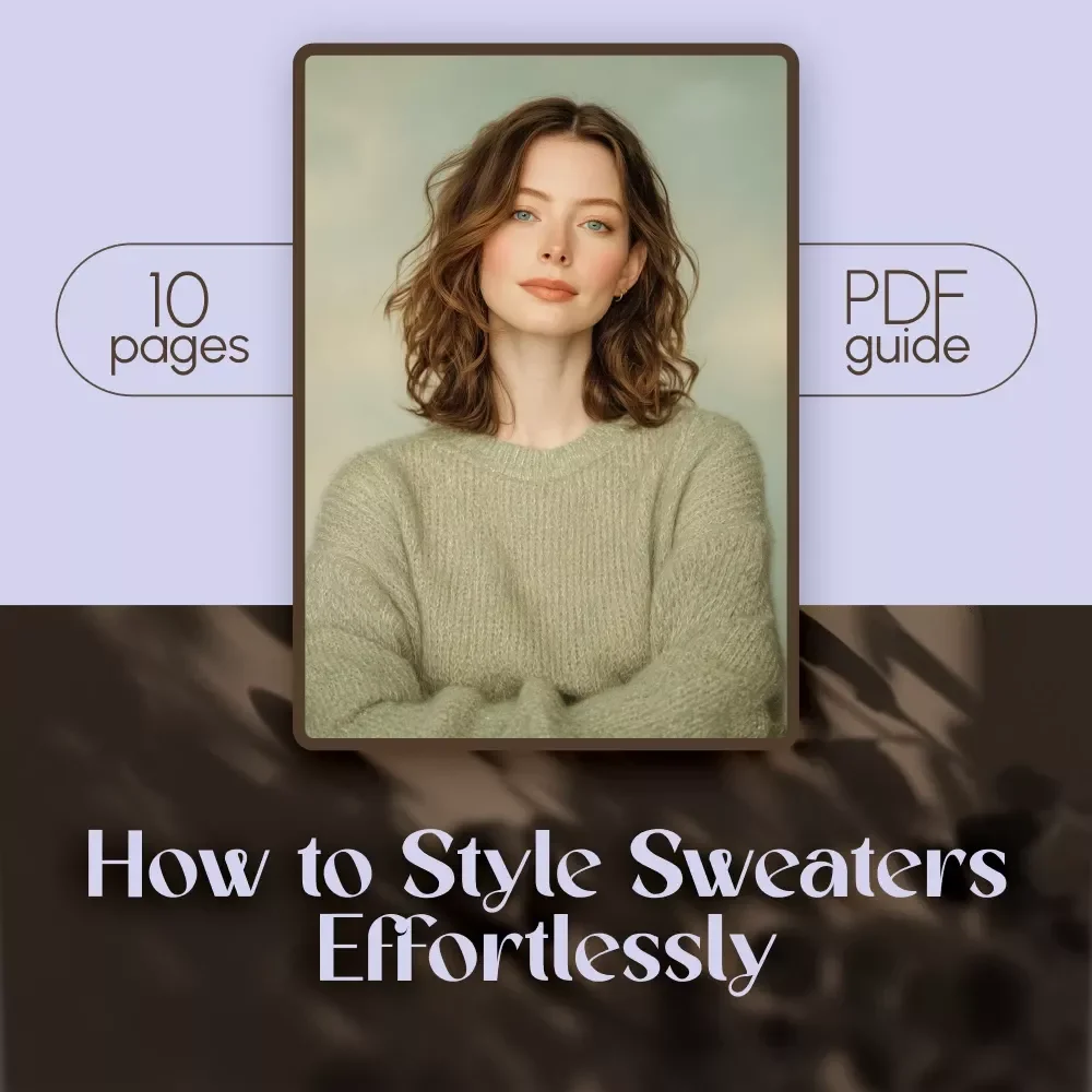 How to Style Sweaters Effortlessly | Digital Styling Guide for Chic, Cozy & Versatile Knitwear Outfits