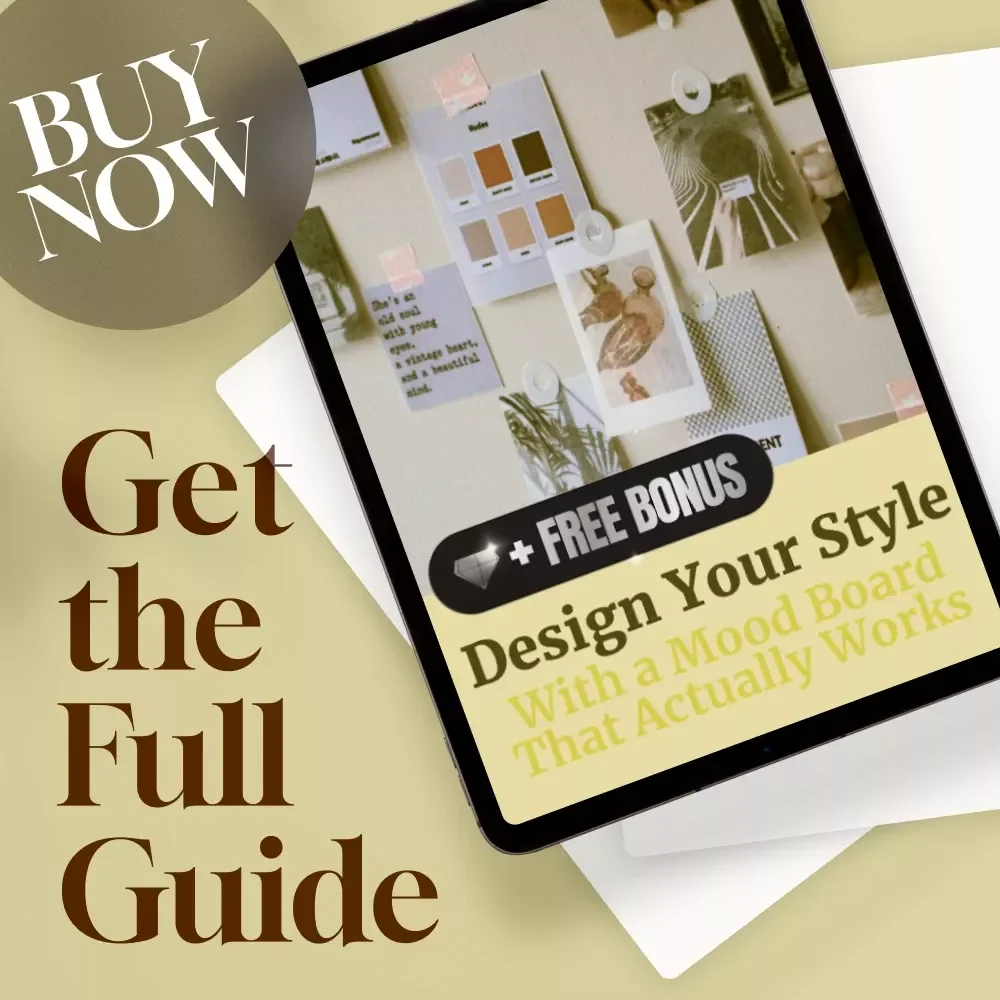 Design Your Style With a Mood Board That Actually Works | Fashion Mood Board Digital Guide for Personal Style Inspiration, Creative Direction & Style Vision