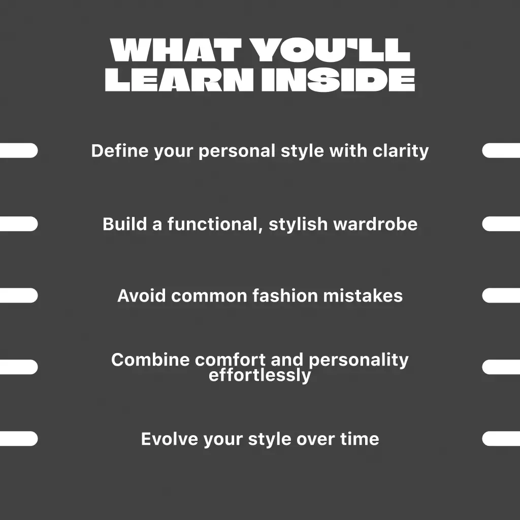 A Modern Man’s Guide to Dressing with Confidence | Men Fashion Inspiration Digital Guide for Stylish, Confident Dressing & Wardrobe Building