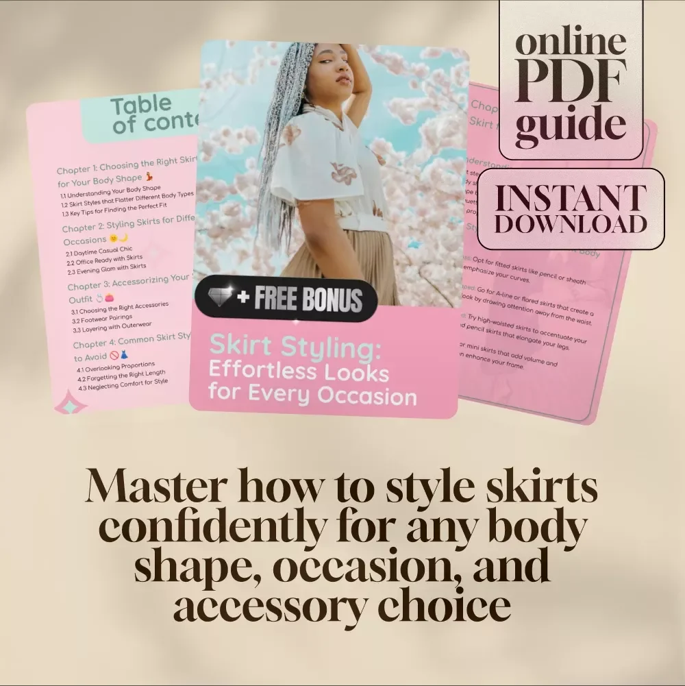 Skirt Styling: Effortless Looks for Every Occasion | Digital Style Guide on How to Style Skirts for Every Body Shape and Event