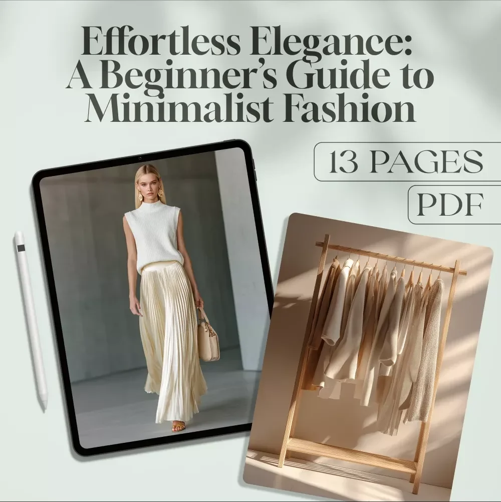 Effortless Elegance: A Beginner’s Guide to Minimalist Fashion | Digital Guide & eBook for Capsule Wardrobes, Simple Style, and What Does Minimalist Mean in Fashion