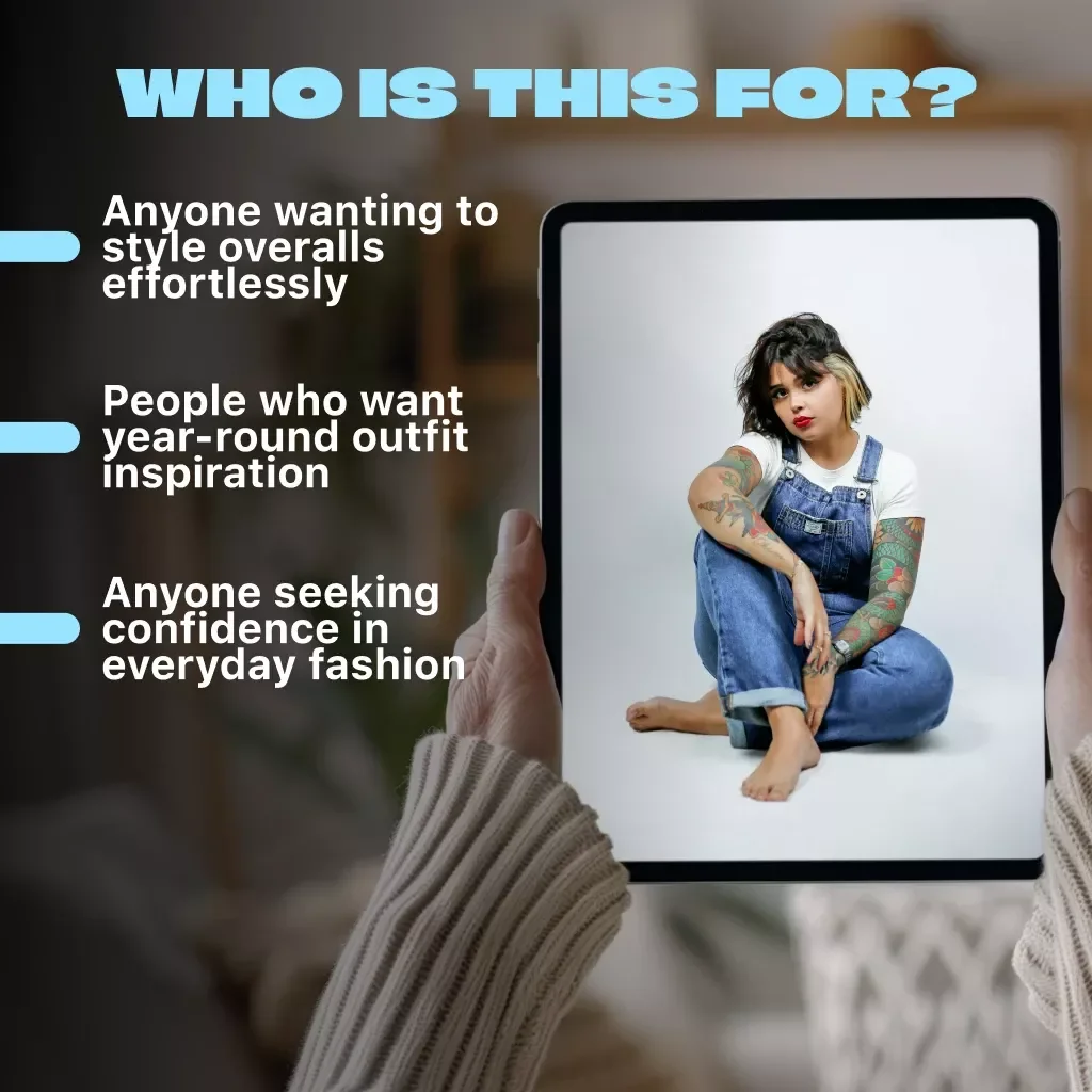 Overalls, Outfits & Confidence: A Playful Guide to Styling Them Right | How to Style Overalls for Every Season & Body Type – Digital Download