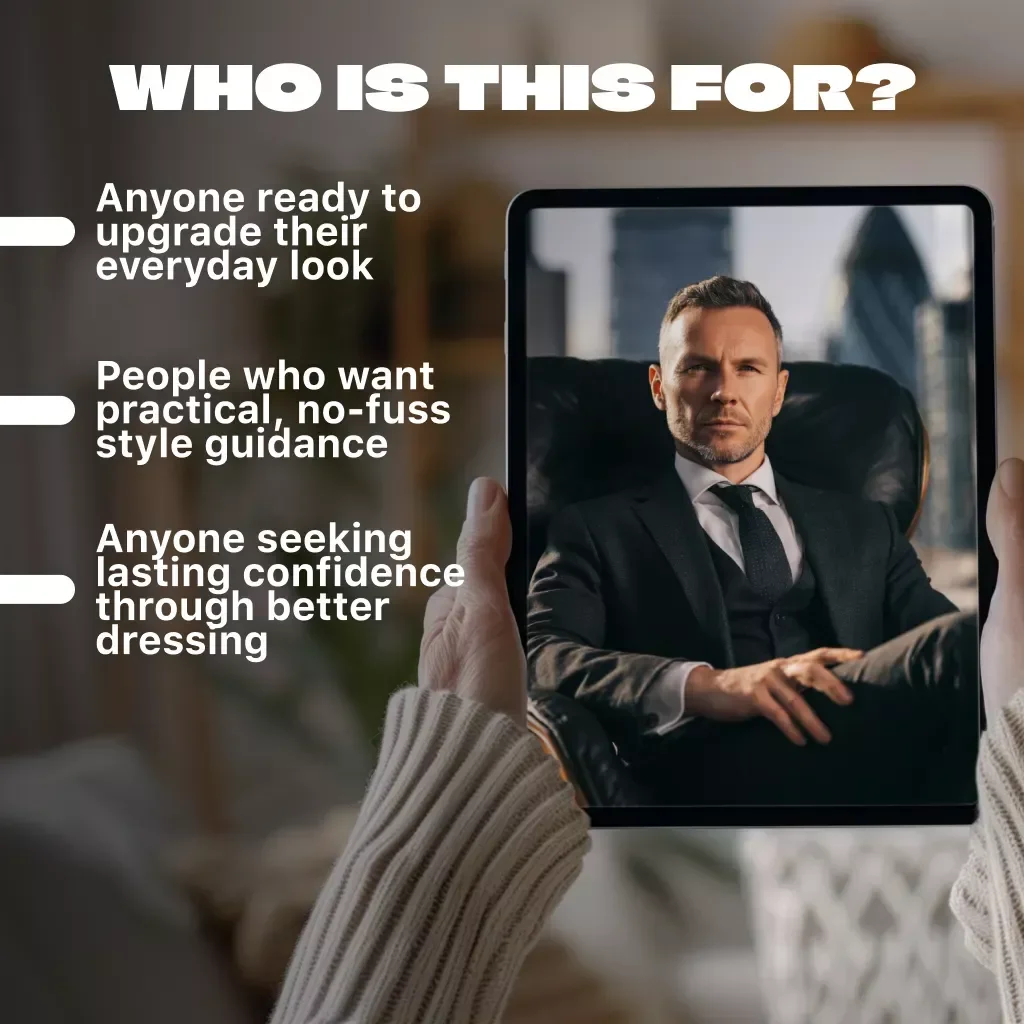 A Modern Man’s Guide to Dressing with Confidence | Men Fashion Inspiration Digital Guide for Stylish, Confident Dressing & Wardrobe Building