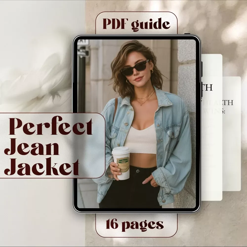 Effortless Style with the Perfect Jean Jacket – Digital Guide | How to Wear a Jean Jacket | Wardrobe Styling eBook
