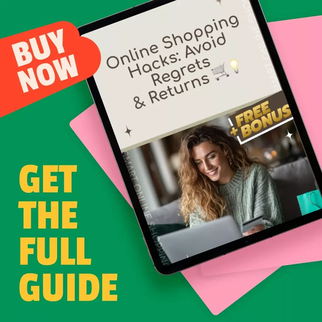 Online Shopping Hacks: Avoid Regrets & Returns – Digital Guide for Smart Shoppers | Learn to Buy Online Like a Pro, Save Money & Reduce Returns