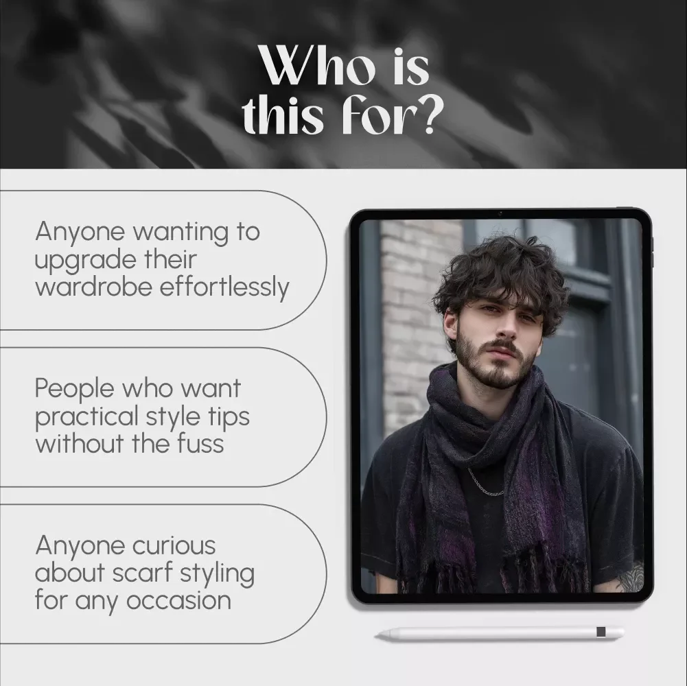 Mastering the Art of Scarves for Men | Stylish How Men Wear Scarves Guide & eBook for Modern Gentlemen