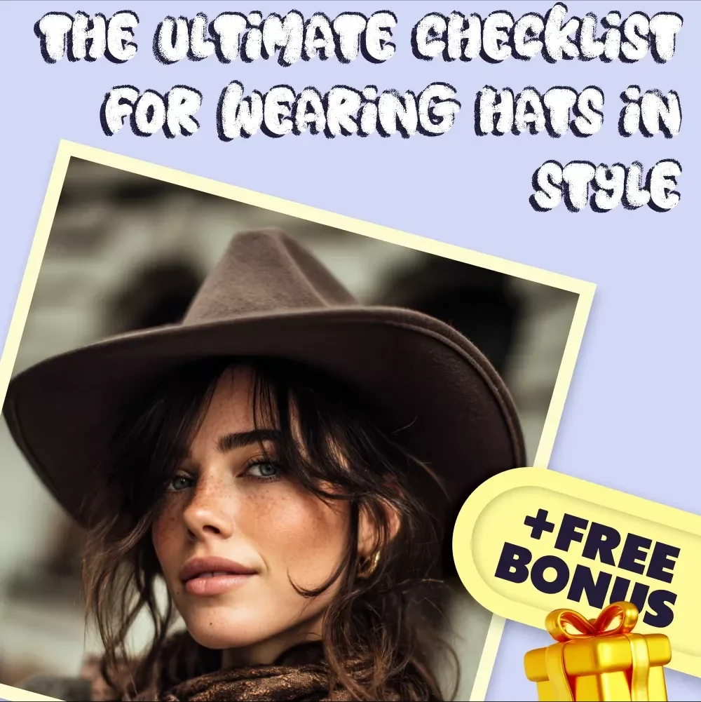 The Ultimate Checklist for Wearing Hats in Style | Digital Download Guide on How to Wear a Hat with Confidence and Fashion