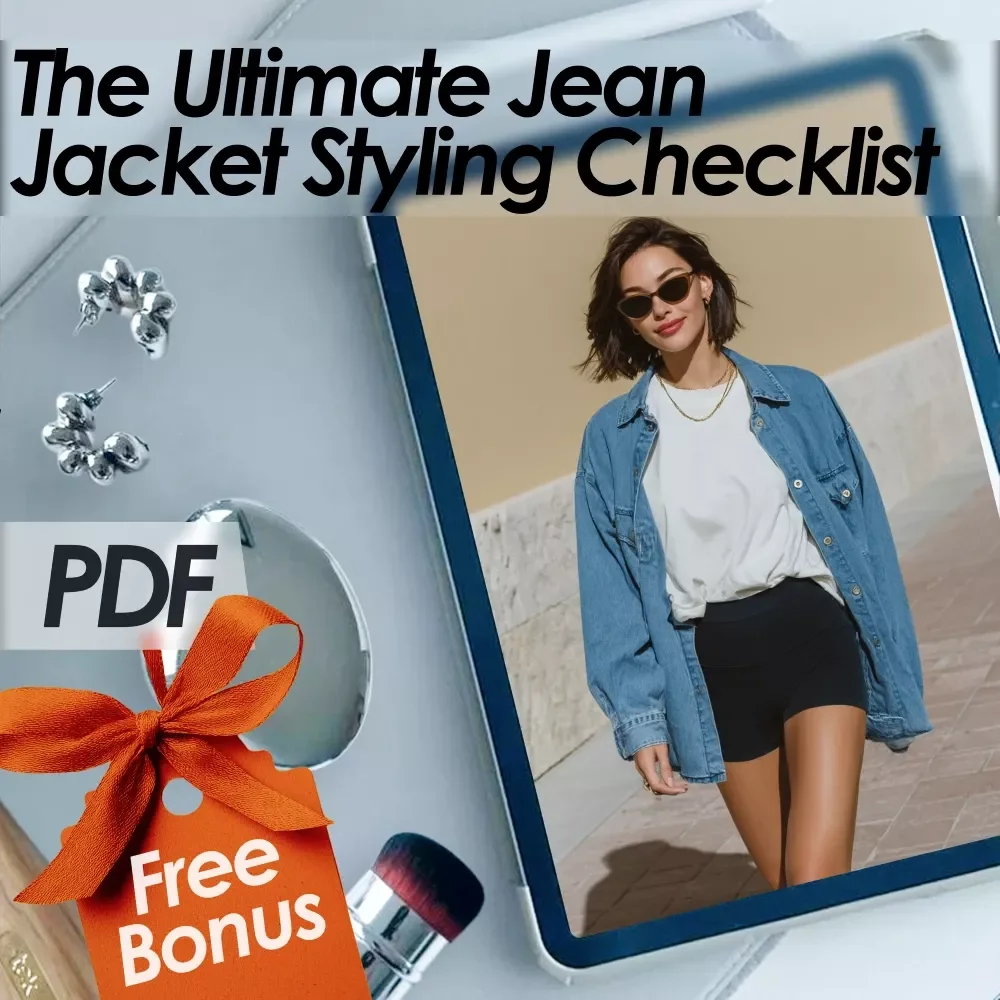 The Ultimate Jean Jacket Styling Checklist – Digital Download for How to Wear Jean Jackets with Confidence