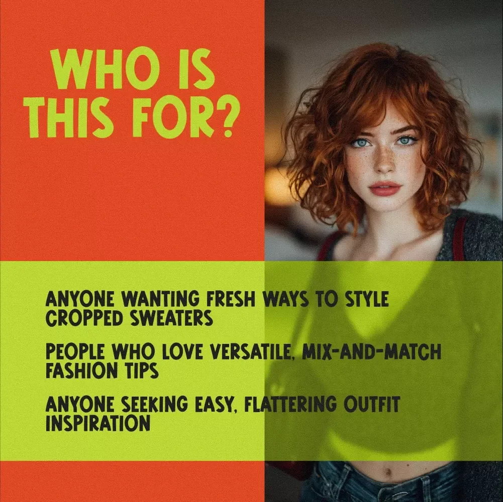 The Cropped Sweater Style Playbook | How to Style Cropped Sweaters | Outfit Ideas & Wardrobe Checklist