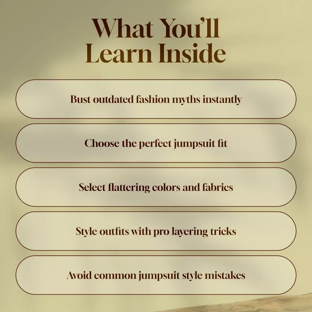 Breaking the One-Piece Barrier: Can Guys Rock Jumpsuits? | Men’s Fashion Style Guide | Digital Download eBook